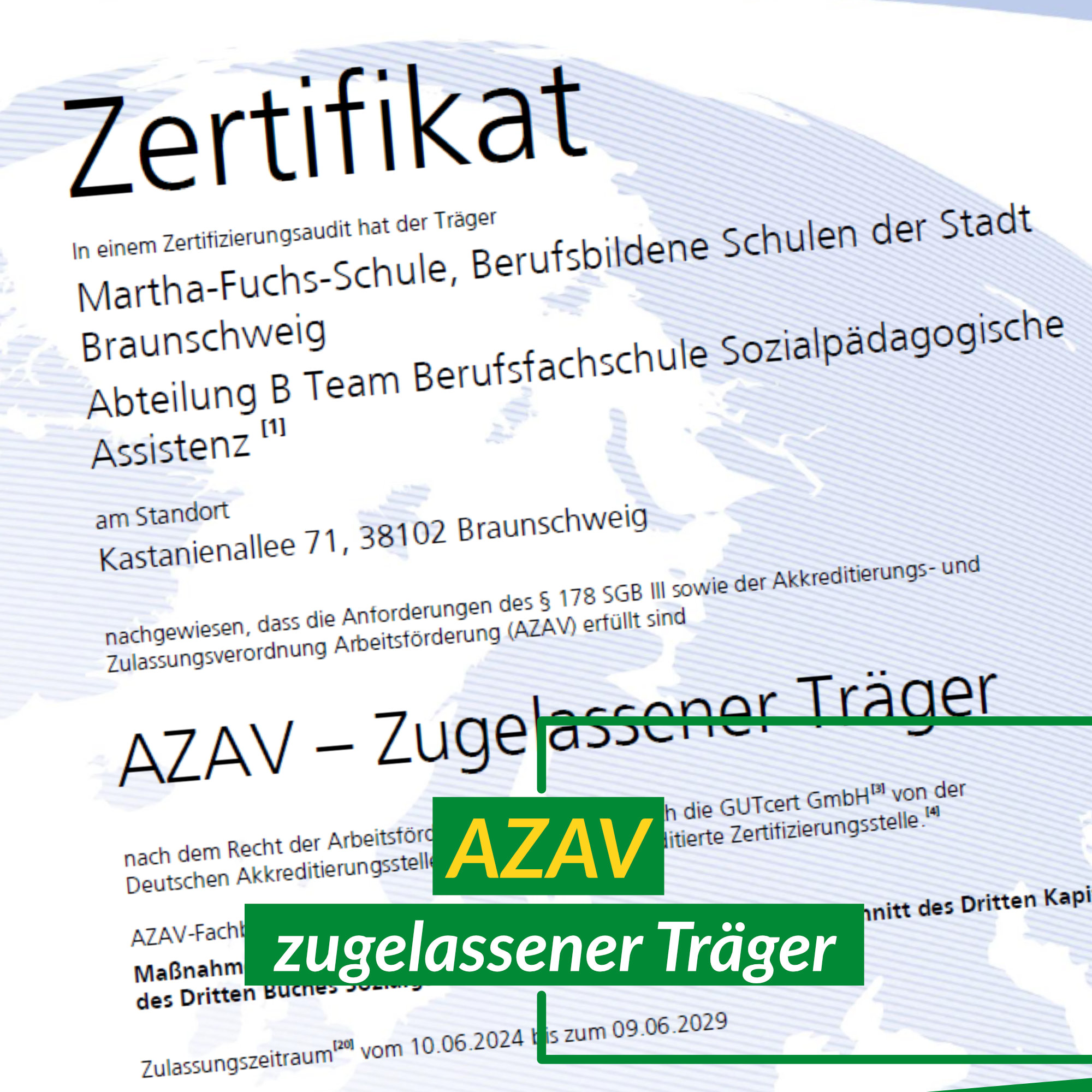 Trägerzulassung nach AZAV