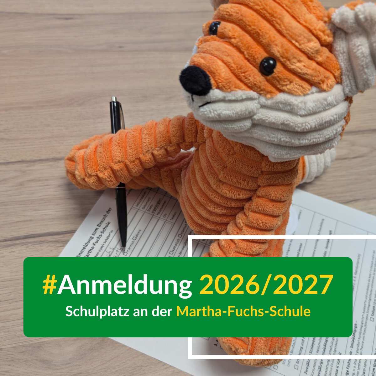 Anmeldung 2026/2027