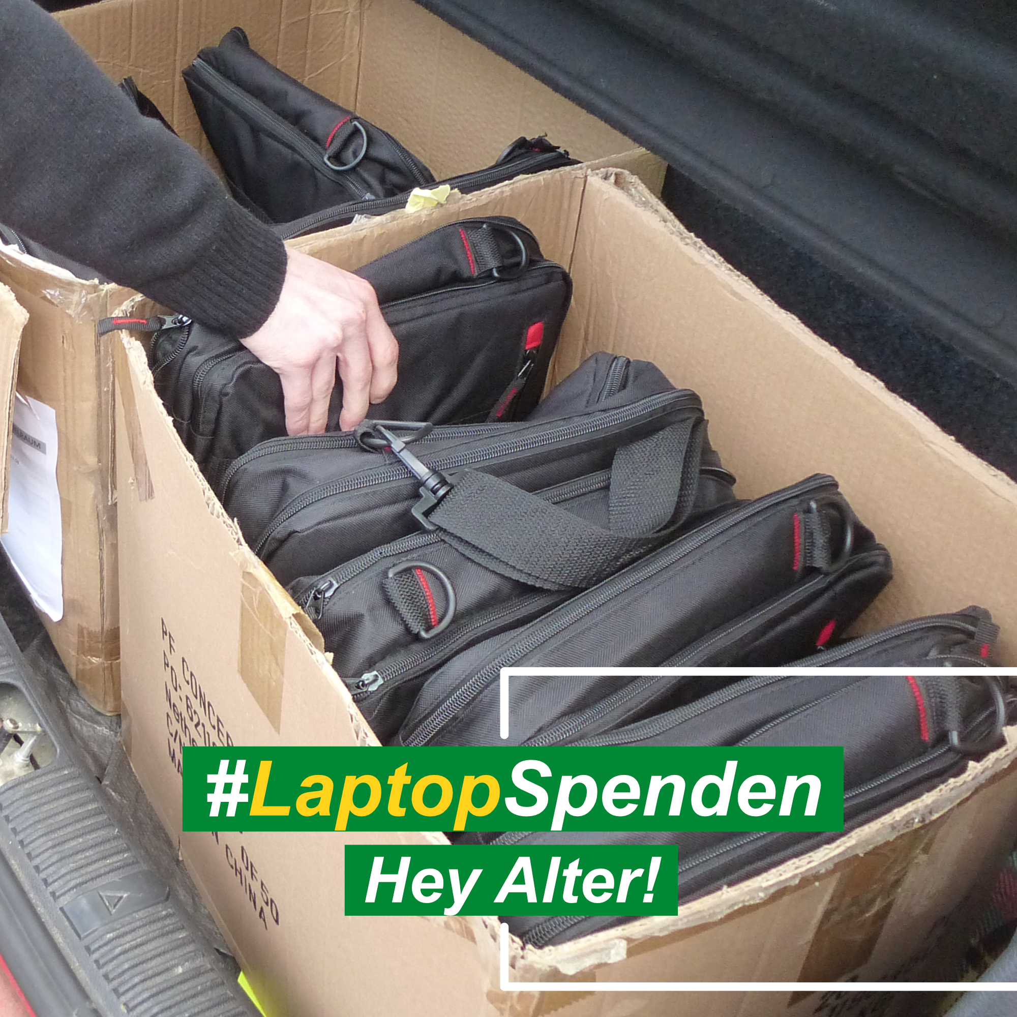 Laptop Spenden von HeyAlter!